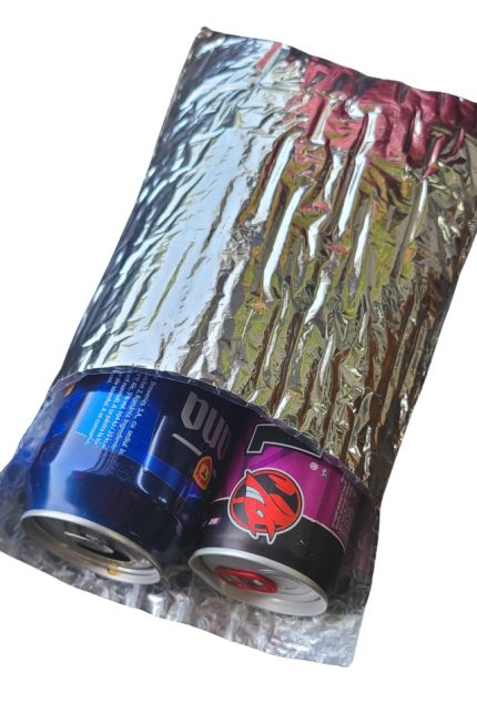 10 buc pungi termice cu bule pentru sandwich si doze bauturi 170 x 220 + 50 mm