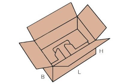 25 buc Cutie carton NATUR 333 x 238 x 43 mm